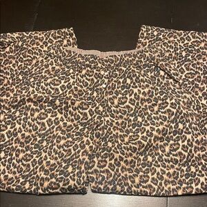 Aerie Brown Plaid and Leopard Lounge Pants